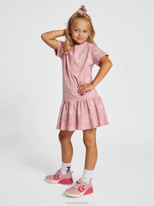 Hummel deti hmlkimberly dress s/s JJ6J4710 "splývavé šaty"