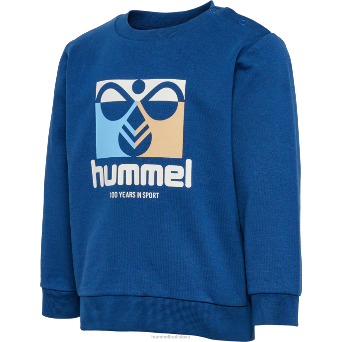 Hummel deti hmllime mikina JJ6J4137 "bavlnená mikina"