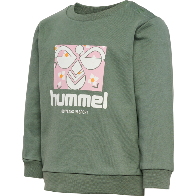 Hummel deti hmllime mikina JJ6J4478 "bavlnená mikina"